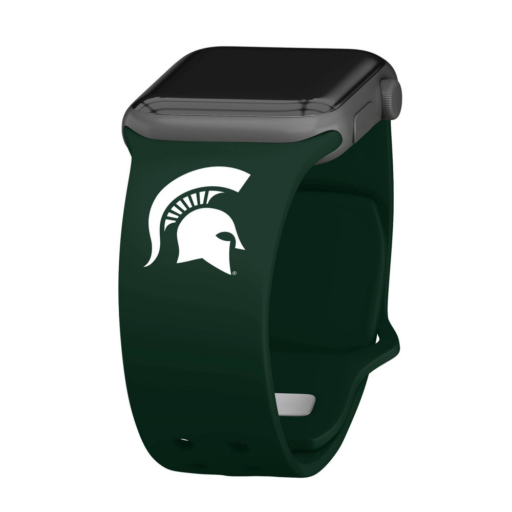 Photos - Smartwatches NCAA Michigan State Spartans Silicone Apple Watch Band 42/44/45/49mm - Gre