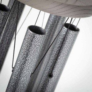 Woodstock Windchimes Chimes of Bali Antique Silver, Wind Chimes For Outside, Wind Chimes For Garden, Patio, and Outdoor Decor, 25"L - 1 of 4