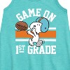 - Peanuts - Game On 1st Grade Graphic Sleeveless Aline Dress - 2 of 4