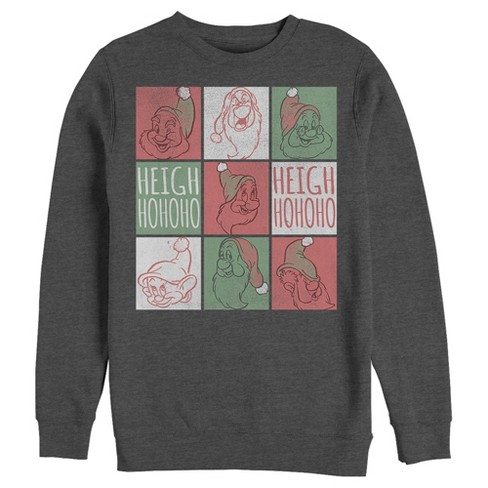 Men's Snow White and the Seven Dwarves Christmas Heigh Ho Box Sweatshirt - image 1 of 2
