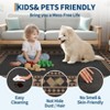 2x6FT Jute Washable Area Rug for Living Room, Modern Non-Slip Outdoor Rug for Patio, Non-Shedding Stain Resistant Soft Carpet for Bedroom - 4 of 4