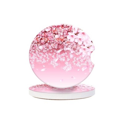 TruAIR 2-Pack Ceramic Car Cherry Blossom Background