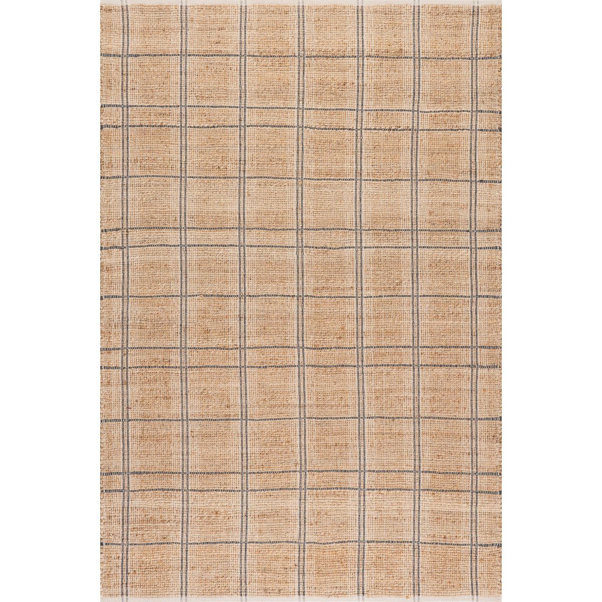 Nuloom Oscar Plaid Jute Area Rug