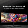 Deco Gear 49" Curved Ultrawide Monitor DQHD 5120x1440, 120Hz - 2 of 4