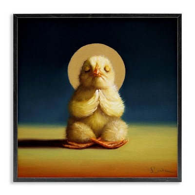 Stupell Industries Meditating Yoga Chick, 24" x 24"