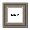 PosterPalooza | Square Weathered Black Picture Frame - UV Acrylic, Foam Board Backing, Hanging Hardware - 2 of 4