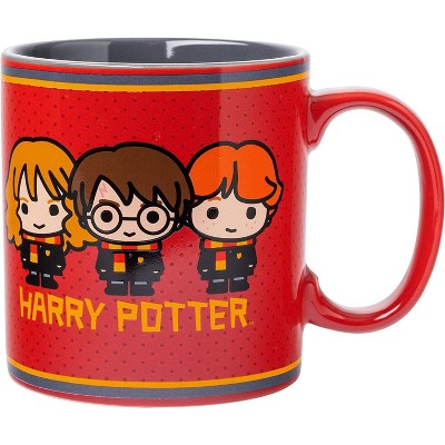 Silver Buffalo Harry Potter Chibi Characters 20-Ounce Jumbo Ceramic Mug