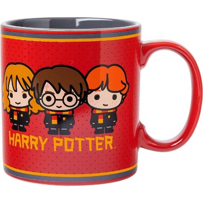 Morphing Mugs Harry Potter - Hogwarts Chibi Ron Hermione