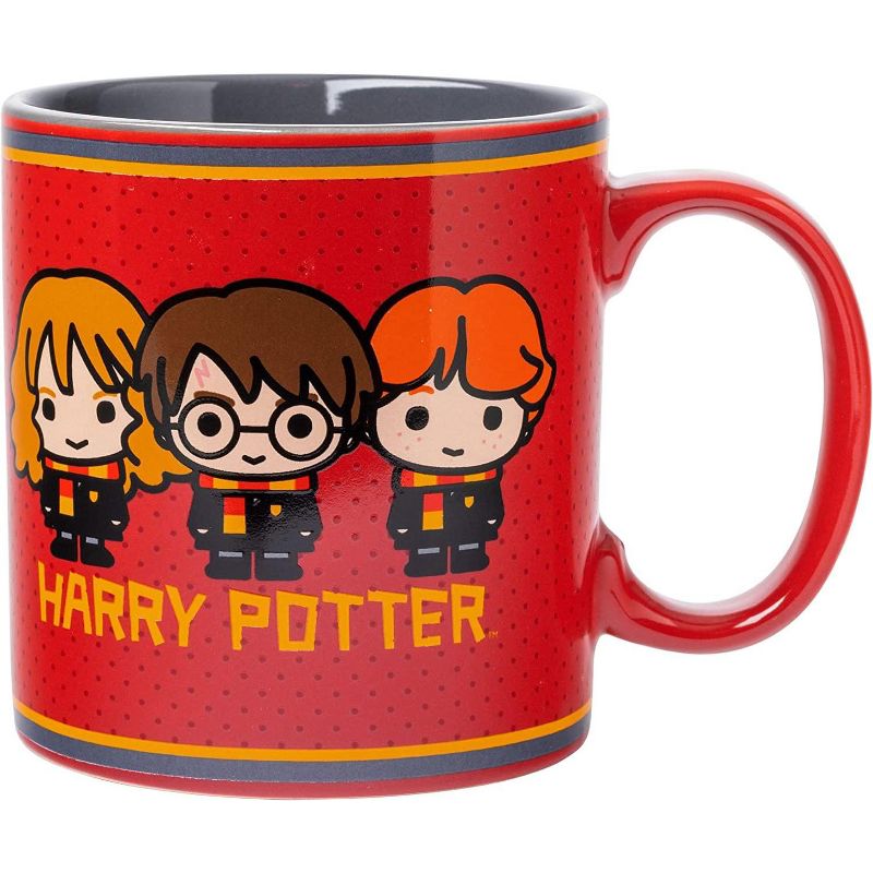 Silver Buffalo Harry Potter Chibi Characters 20-Ounce Jumbo Ceramic Mug, 1 of 5