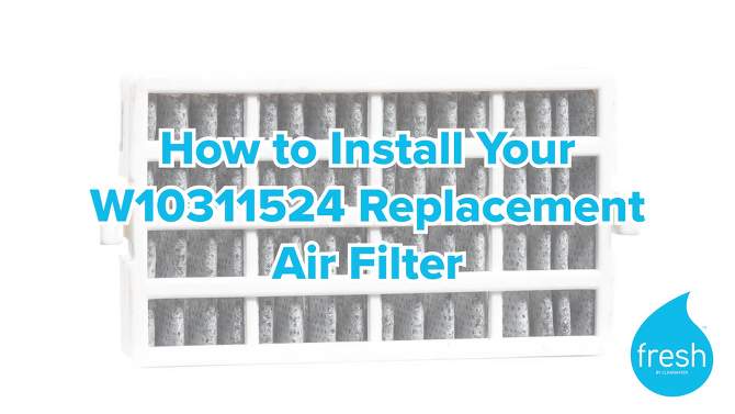 Mist Fresh Replacement Refrigerator Air Filter Whirlpool W10311524, AIR1 (3pk), 2 of 5, play video