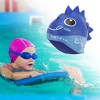 Unique Bargains Kid's Silicone Cartoon Fish Swim Cap 1 Pc - 2 of 4