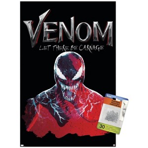 Trends International Marvel Venom: Let There be Carnage - Black and Red Unframed Wall Poster Prints - 1 of 4