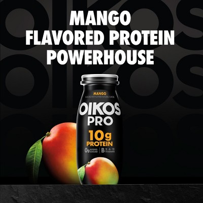 OIKOS Pro Mango Traditional Yogurt Drink - 18.6 fl oz/6ct Cups