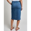 Jones New York Denim Midi Front Slit Skirt-10 - 3 of 3
