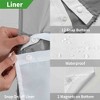 BAGOKIE 71"x74" Boho Tufted Chevron Stripes Hookless Shower Curtain - 4 of 4