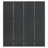 vidaXL Room Divider Freestanding Privacy Screen for Room Separation Steel - Anthracite 63" x 70.9" 2 pcs - 4 of 4