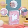 Unique Bargains Love Heart Hollow Pattern PVC Mini Portable Photo Album 40 Sheets of 2 Pcs - 3 of 3