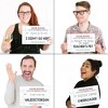 Big Dot of Happiness Class Reunion Detention Mug Shots - Class Reunion Photo Booth Props Party Mugshot Signs - 20 Count - 3 of 4