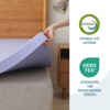 Vipbear 3 Inch Lavender Memory Foam Mattress Topper, Bed Topper for Back Pain Relief High-Density Memory Foam Mattress Pad-Queen/King/Full/Twin Size - 2 of 4