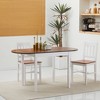 NicBex Solid Wood Extendable Dining Table with Drop Leaves,Modern Folding Kitchen Table for Small Spaces,Dining Room Furniture - 2 of 4