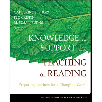 Knowledge to Support the Teaching of Reading - (Jossey-Bass Education) by  Catherine Snow & Peg Griffin & M Susan Burns (Hardcover)
