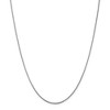 Black Bow Jewelry 1.2mm 14k White Gold Polished Box Chain Necklace - 3 of 4