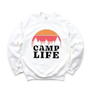 Simply Sage Market Women's Graphic Sweatshirt Camp Life - 1 of 2