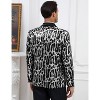 Men Shiny Sequin Blazer Clothing Fashion One Button Tuxedo Jacket for Party,Show,Banquet,Prom - 2 of 3