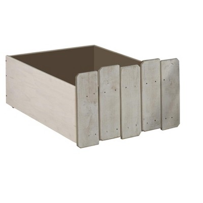 Rustic Sand Pine Wood Under-Bed Storage Drawers