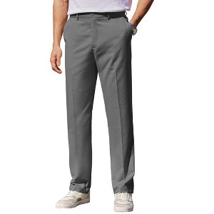 COOFANDY Mens Dress Pants Expandable Waist Wrinkle Free Suit Pants Flat Front Casual Dress Slacks - 1 of 4