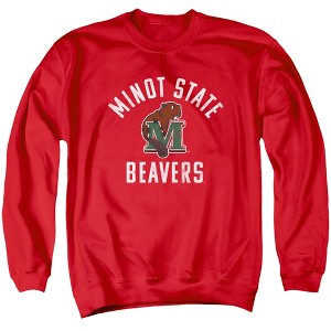 Minot State University Official Msu Beavers Logo Adult Crewneck Sweatshirt - 1 of 4
