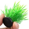 Unique Bargains Aquarium Fish Tank Plastic Decoration Lifelike Plant Ornament Green Black 20 Pcs - 3 of 3