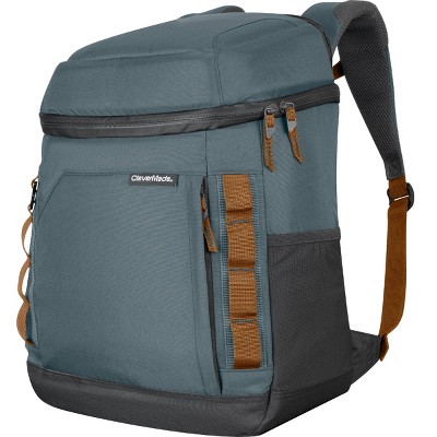 CleverMade Pacifica 15qt Insulated Leak Resistant Backpack Cooler with Bottle Opener