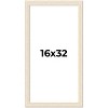PosterPalooza | 16x32 Wide Barnwood Picture Frame, UV Acrylic, 6 Finishes - Grey, Brown, White, and Black - 2 of 4