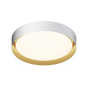 ET2 Lighting Echo 1 - Light Flush Mount in  White/Gold - 1 of 1