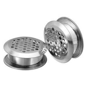 Unique Bargains Stainless Steel Dust-Proof Mesh Hole Circular Soffit Vents 10 Pcs - 1 of 4