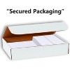 Hamilco Card Stock Folded Blank Cards with Self Seal Envelopes 5x7 - Scored White Cardstock Paper 80lb Cover - 100 Pack - 4 of 4
