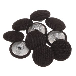 Unique Bargains Round Metal Sewing Cloth Covered Button 10 Pcs - 1 of 4