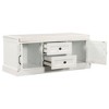 VYNXARIA Storage Bench with 2 Drawers and 2 Cabinets, Shoe Bench with Removable Cushion for Living Room, Entryway - 3 of 4