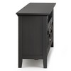 72" Solid Wood Transitional TV Media Stand with Two Drawers, Two Framed Doors and Adjustable Shelves for Living Room and Bedroom - 4 of 4