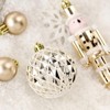 50ct Christmas Ball Ornaments, Shatterproof Baubles Decorative Hanging Ornaments Set for Xmas Tree Holiday Party Decor Wreath Garland, Champagne - 4 of 4