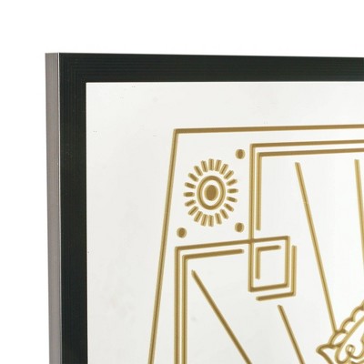Corona Extra Gold and Black Framed Bar Sign