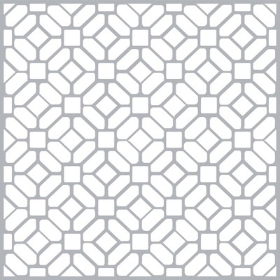 ConTact DecoSquares 6pk Adhesive Tiles - Geo Gray