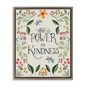 Stupell Industries Floral Power in Kindness, 17" x 21" - 1 of 4