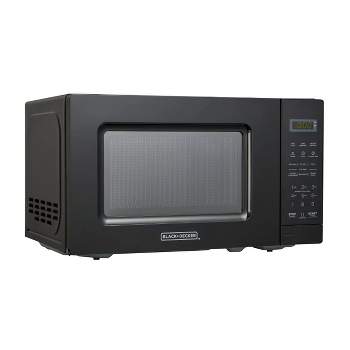 Black and Decker 0.7 Cu Ft LED Digital Microwave Oven with Child Safety Lock