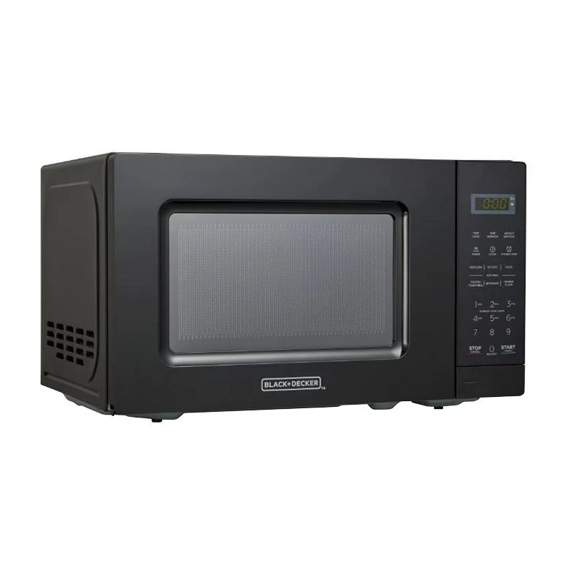 Black and Decker 0.7 Cu Ft LED Digital Microwave Oven with Child Safety Lock, 1 of 6