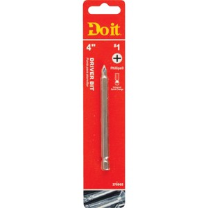 Do it Best Do it #1 Phillips 4 In. Power Screwdriver Bit 375081DB - 1 of 2