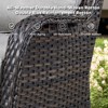 Gymojoy Outdoor Swivel Patio Chairs All-Weather Patio Swivel Glider Chairs Set of 2 - 3 of 4