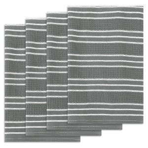 Unique Bargains Cotton Waffle Soft Absorbent Kitchen Towels 26 x 18 Inch - 1 of 4