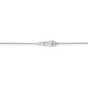 Black Bow Jewelry 0.65mm, 14k White Gold, Diamond Cut Cable Chain Necklace - 4 of 4